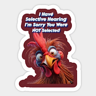 Rooster by focusln Sticker